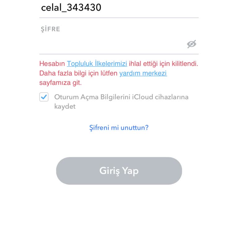 Snapchat Hesabım Sürekli Kilitleniyor Ve Destek Alamıyorum