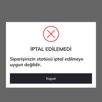 Sipariş İptali Ve Sistem Hataları Nedeniyle Mağduriyet Yaşıyorum
