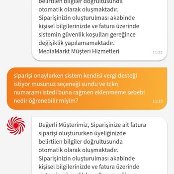 Media Markt, Trendyol Siparişim İçin T.C. Kimlikli Fatura Talebimi Reddetti
