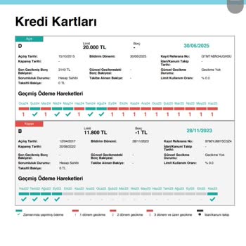 Kredi Kartı Ödemesi Yapıldığı Halde Findeks'te Kırmızı Çizgi Sorunu