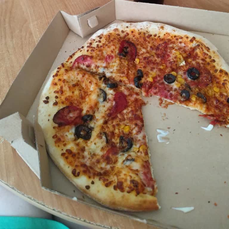 Domino's Pizza Gelen Pizza Görseldekiyle Aynı Değil, Hayal Kırıklığı Yaşadım!