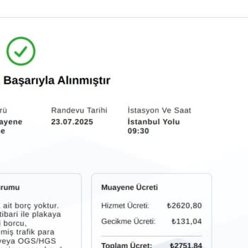 Araç Muayene Randevusu Ve Ek Ücretler Konusunda Yaşadığım Sorunlar