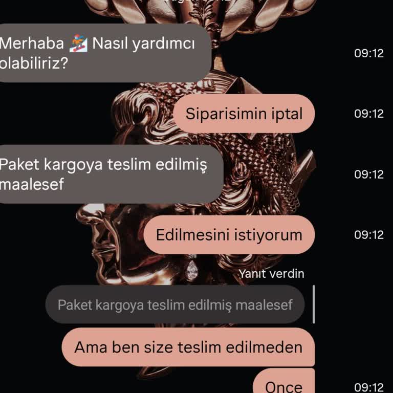 Sipariş İptali Ve İade Talebime Dönüş Yapılmadı