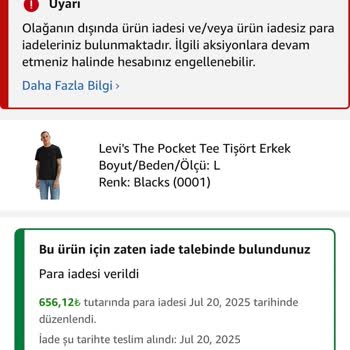 Yanlış Ürün Rengi Geç İade Ve Hesap Kapatma Tehdidiyle Yaşanan Alışveriş Mağduriyeti