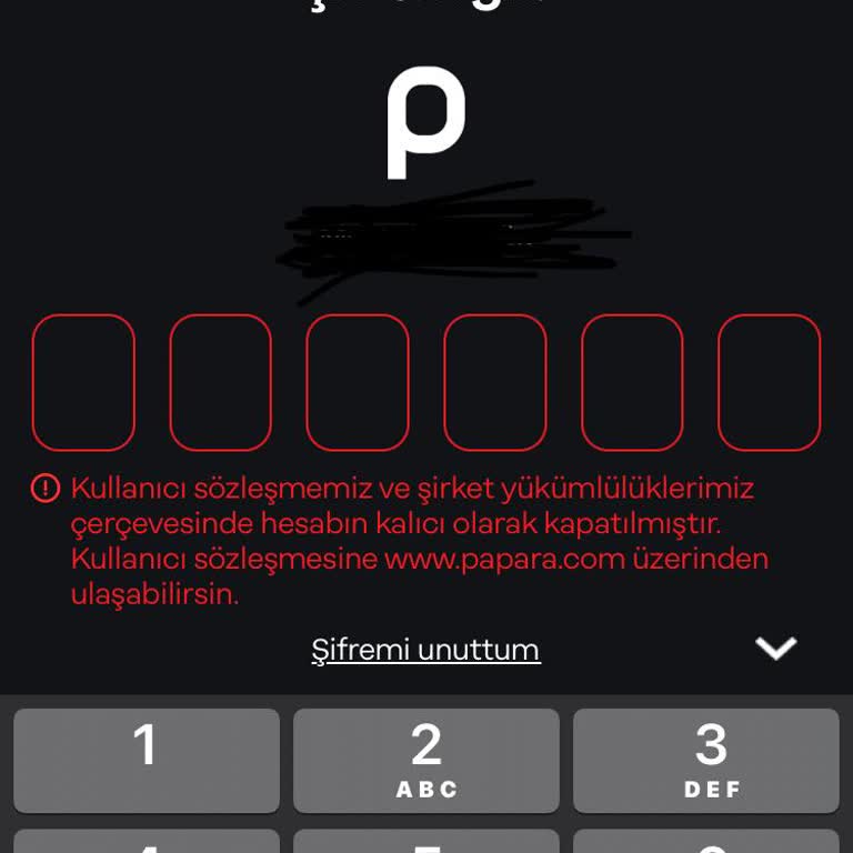 Papara Hesabım Haksız Yere Kapandı, Mağduriyet Yaşıyorum!