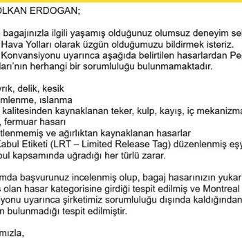 Pegasus Uçuşunda Hasarlı Bagaj Ve Yetersiz Müşteri Hizmeti