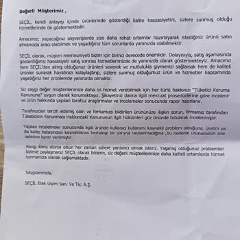 Kısa Sürede Renk Solması Ve İade Sürecinde Mağduriyet