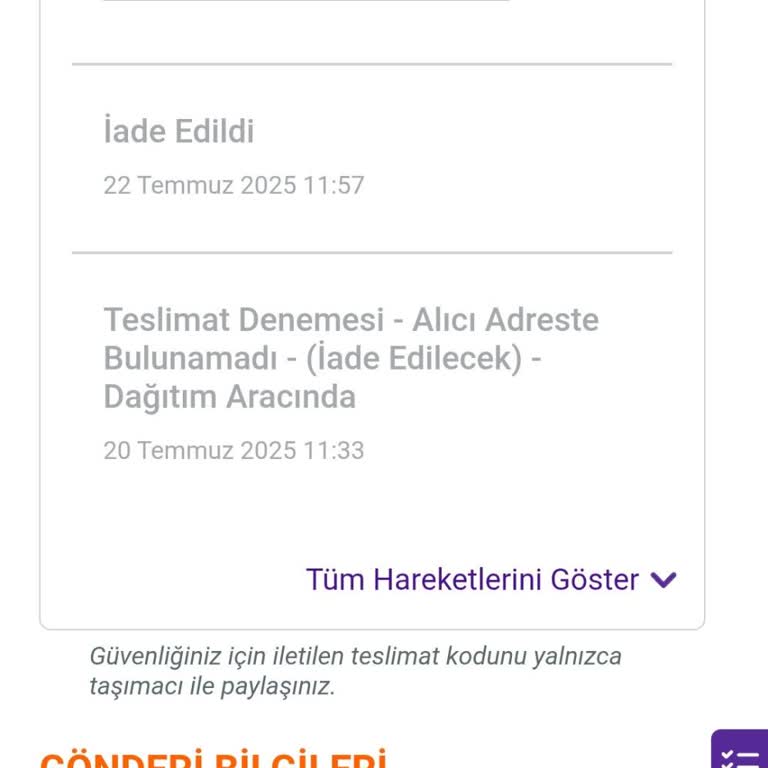 Hepsijet Kargo Teslimatında Bilgilendirme Eksikliği Ve Yanıltıcı Bildirim