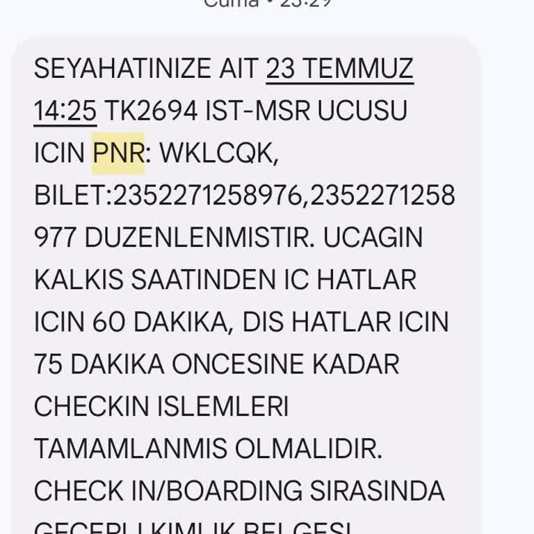 Yanlış Bilgilendirme Nedeniyle Bilet İptalinde Mağduriyet Yaşadım