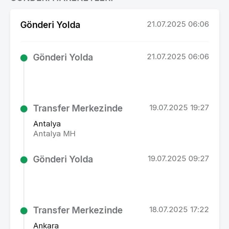 Kedi Maması Siparişim Günlerdir Transferde Teslimat Yapılmıyor