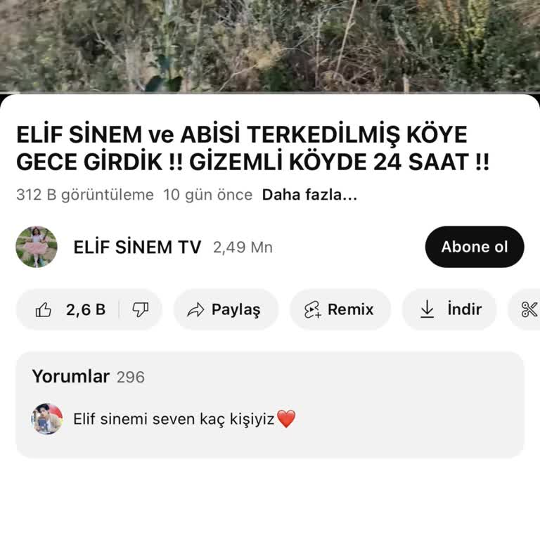 Çocuklar İçin Uygun Olmayan Video İçeriklerine İlişkin Şikayet