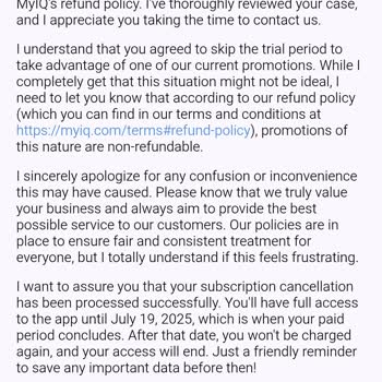 myIQ.com zieht trotz Einmalzahlung heimlich Abo-Gebühr vom Konto ab