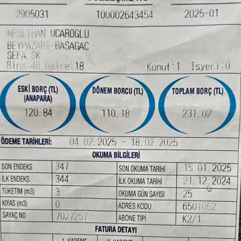 ASKİ Su Faturamda Sayaç Karışıklığı Ve Dilekçelerimin Reddedilmesi Mağduriyetim