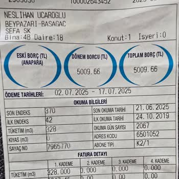 ASKİ Su Faturamda Sayaç Karışıklığı Ve Dilekçelerimin Reddedilmesi Mağduriyetim