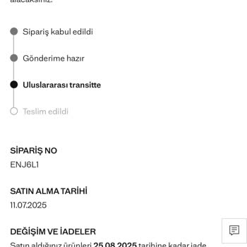 Mango'dan Aldığım Ürünün Teslimatında Uzun Süreli Gecikme Ve Bilgilendirme Sorunu