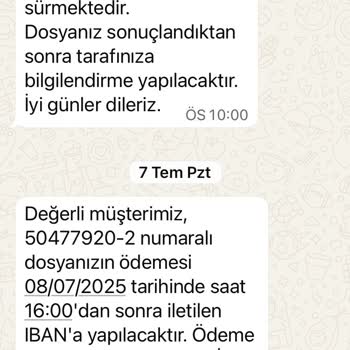 Değer Kaybı Ödemesinin Gecikmesi Ve Müşteri Hizmetlerinde Yaşanan Sorunlar