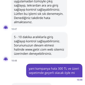 Getirbüyük Kuponum Ödeme Ekranında Geçerli Olmuyor