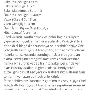 Çiçek Sepeti'nden Siparişim Açıklamaya Uygun Olmadan Gönderildi