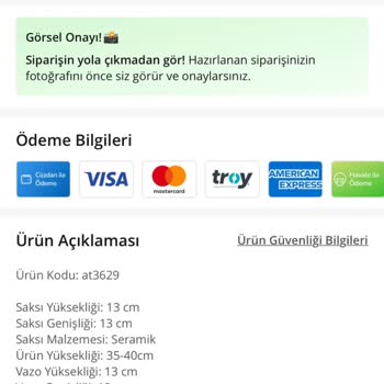 Çiçek Sepeti'nden Siparişim Açıklamaya Uygun Olmadan Gönderildi