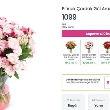 Görseldekiyle Alakasız Çiçek Ve İade Sorunu