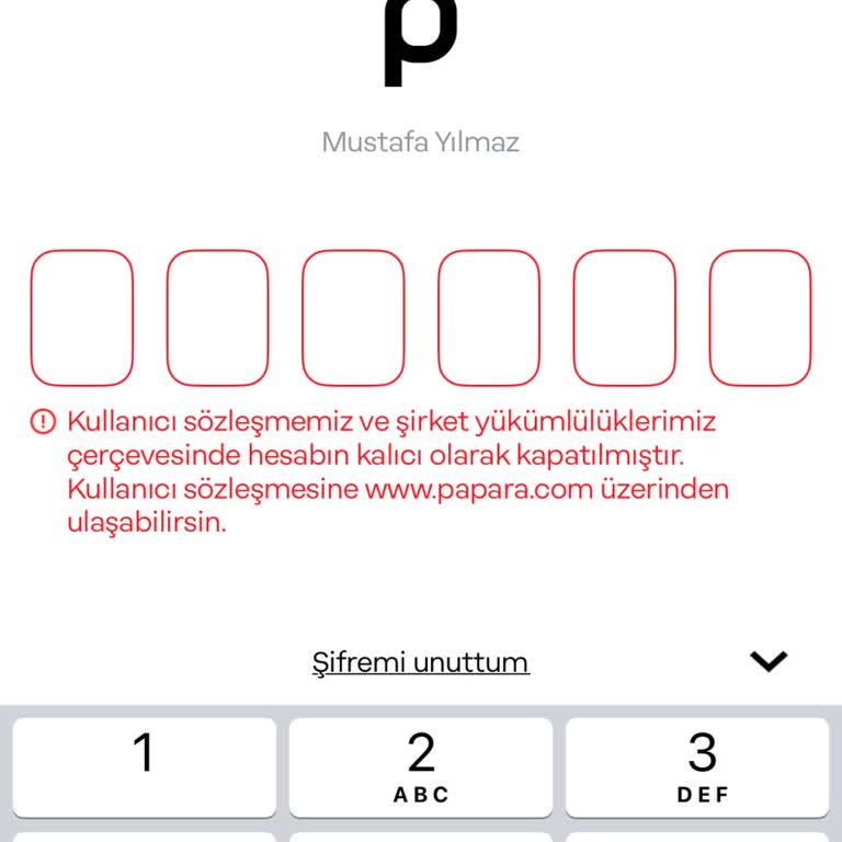 Papara Hesabım Gerekçe Gösterilmeden Kapatıldı, Bakiyem İade Edilmiyor!