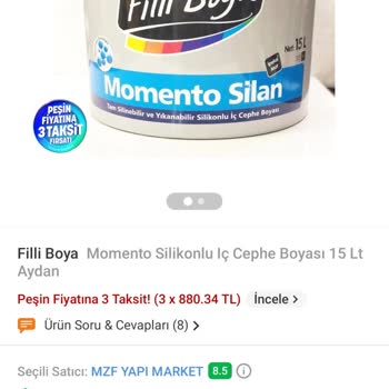 Filli Boya'nın Momento Silan Boyası Kapatıcılık Sorunu Ve Müşteri Hizmetlerinin Yetersizliği