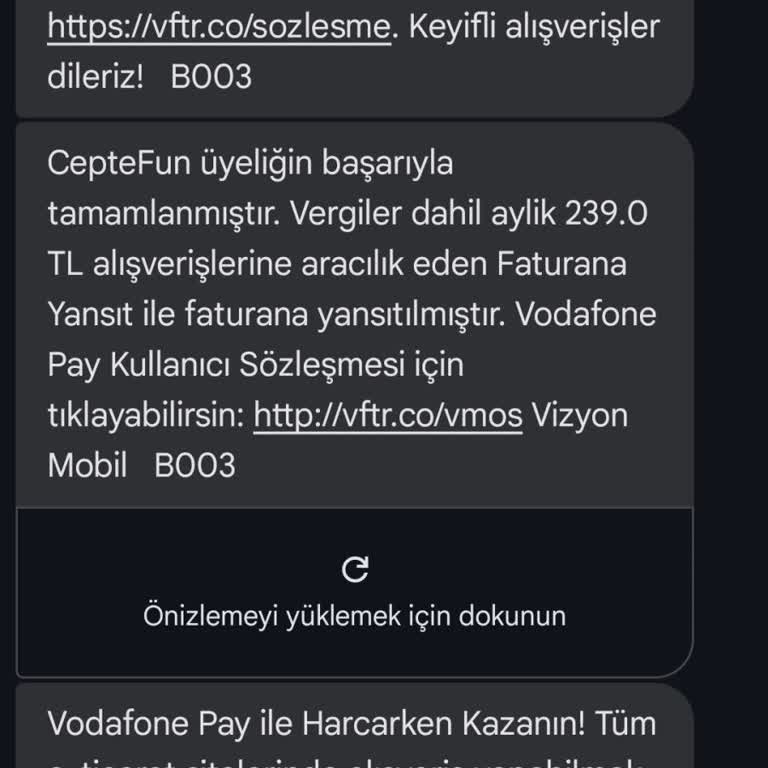 Onayım Dışında Cepte Fun Üyeliği Ve Haksız 265 TL Ek Ücret