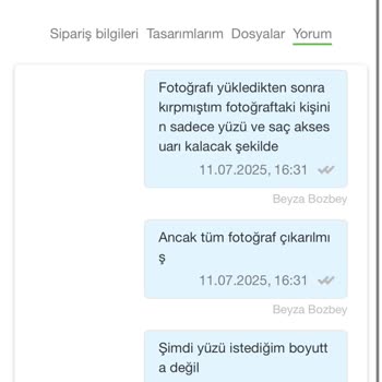 Fotoğraf Baskısı Yanlış Boyutta Ve Müşteri Hizmetlerine Ulaşılamıyor