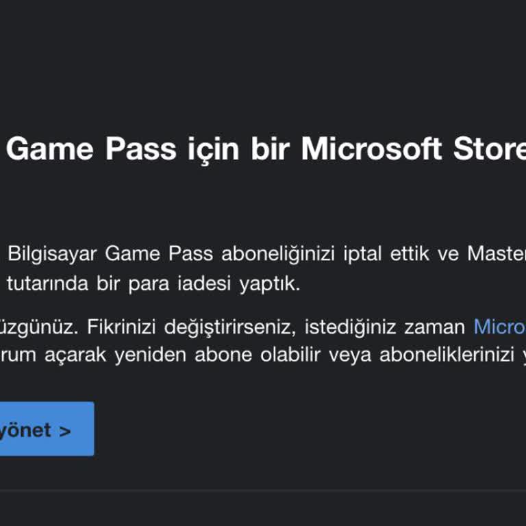 Xbox Game Pass İptali Sonrası Para İadesi Yapılmadı