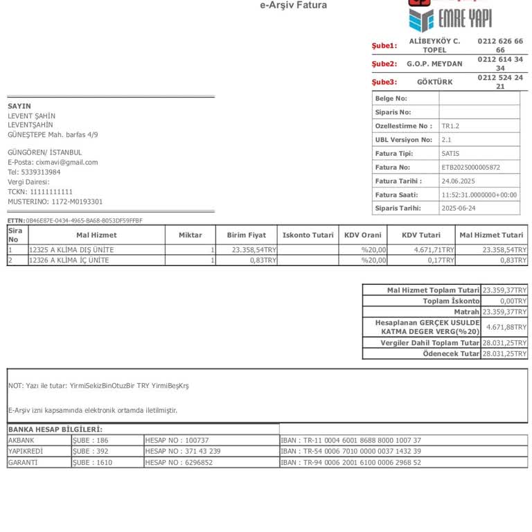 Klimam Vakumlama Yapılmadan Monte Edildi, Değişim Talep Ediyorum