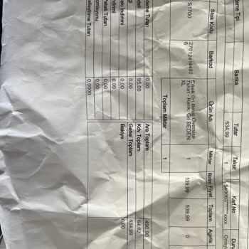 İlk Siparişte Defolu Ürün Ve Karışık İade Süreci Hayal Kırıklığı Yarattı