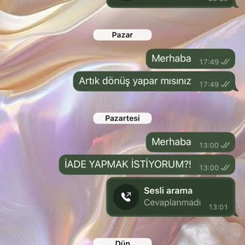 Yanlış Ve Kalitesiz Ürün Gönderimi, İlgisiz Müşteri Hizmetleri Nedeniyle Mağduriyet