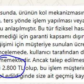 Kanz Park Yatakta Garanti Sorunu Ve Yüksek Onarım Ücreti Hayal Kırıklığı