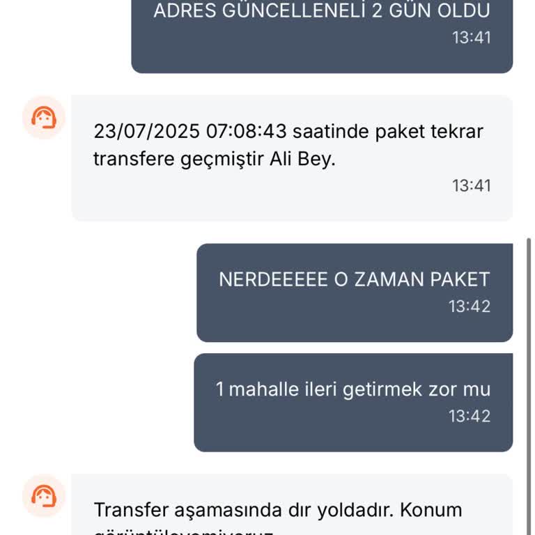 Teslimat Noktasında Yaşanan Gecikme Ve İletişim Sorunu