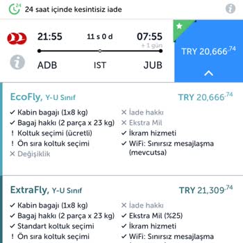 THY Online Ve Müşteri Hizmetlerinde Tutarsız Bilet Fiyatları Güvenimi Zedeledi