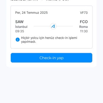 Ajet Online Check-in Sorunu Ve Müşteri Hizmetleri Yetersizliği