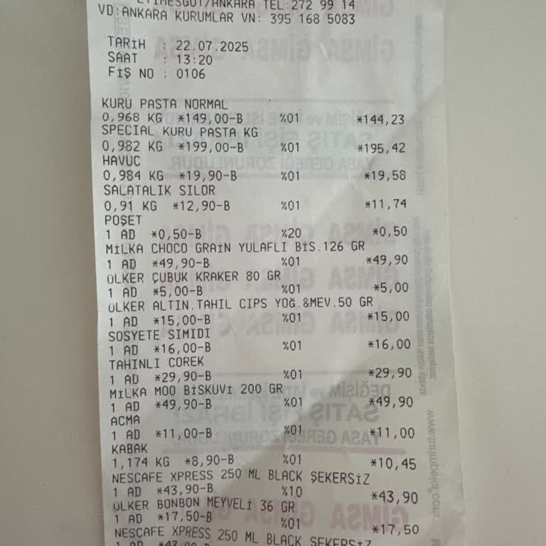 Küflü Ve Deterjan Tadında Kuru Pasta, İlgisiz Müşteri Hizmetleri Mağduriyeti