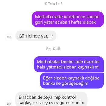 Defolu Ürün Ve İade Sürecinde Oyalama