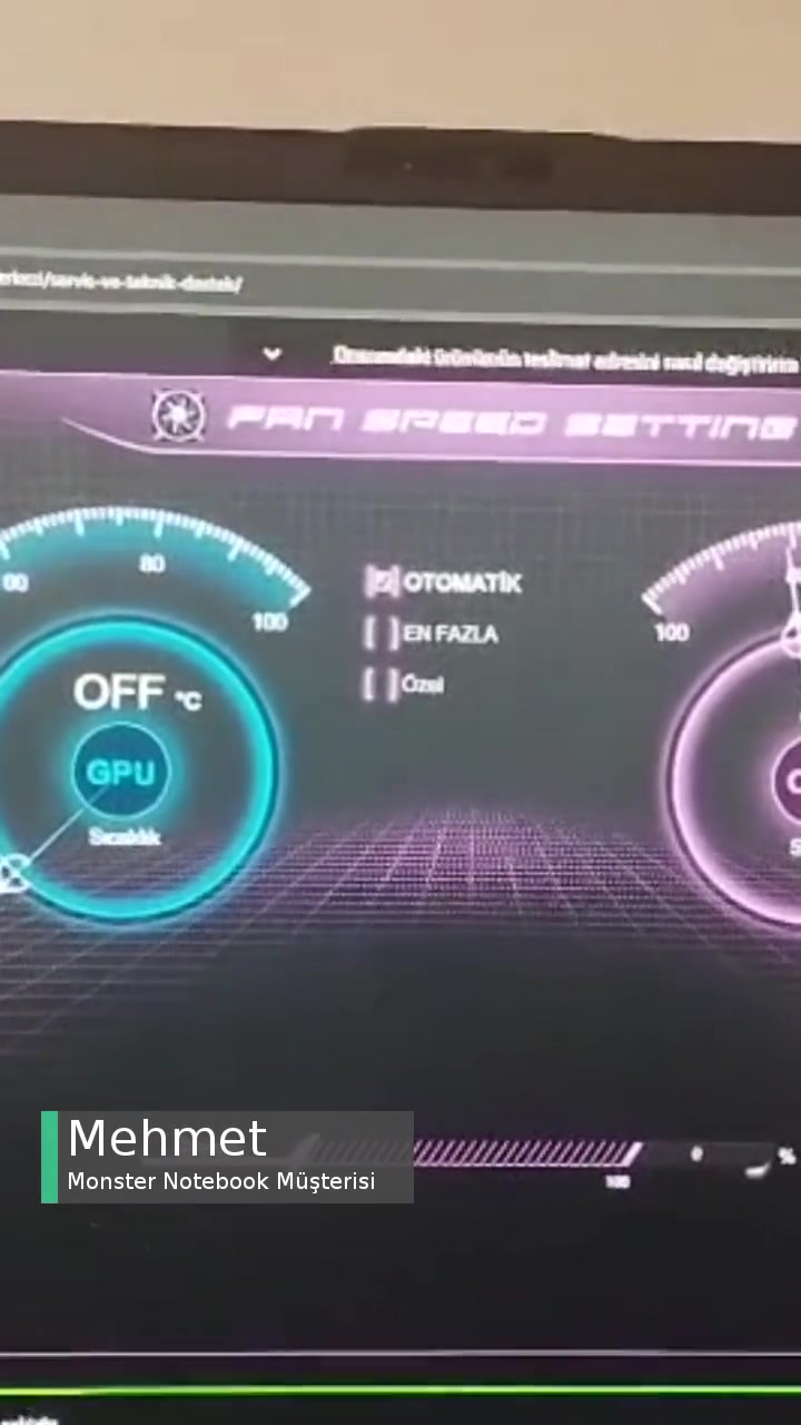 Monster Notebook Servisten Sonra Fandan Gelen Sürtünme Sesleri videonun kapak resmi