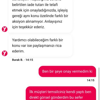 Siparişimde Belirtilmeyen Malzeme Çıktı, Destek Çözüm Sunmadı