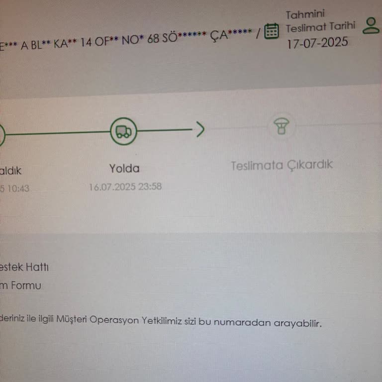 Kargom Günlerdir Transfer Merkezinde Otomatik Cevaplar Çözüm Sunmuyor