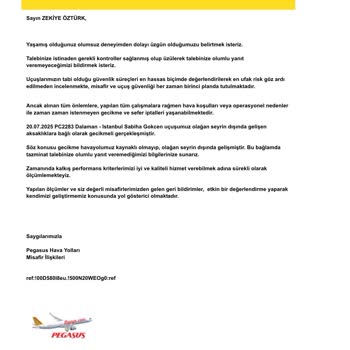 Uçuşun Defalarca Rötar Yapması Ve Tazminat Hakkımızın Ödenmemesi