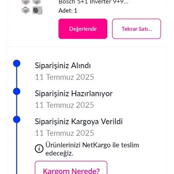 I Requested to Cancel My Air Conditioner Order From Pazarama, but Got No Refund or Shipment