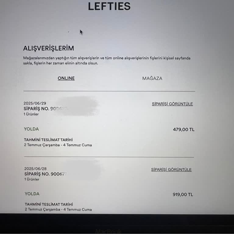 Lefties Siparişim Mağazaya Ulaşmadı Güvenlik İçeri Almadı İletişim Yok