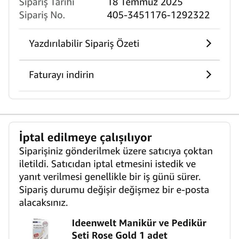 Siparişim 5 Gündür Kargoya Verilmedi, İade Talebime Yanıt Alamıyorum