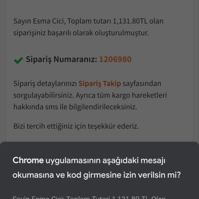 Sipariş Verdim Ne Kargo Ne İletişim Var