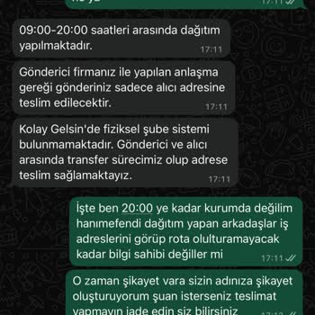 Kargo Firması İş Adresime Teslimat Yapmıyor