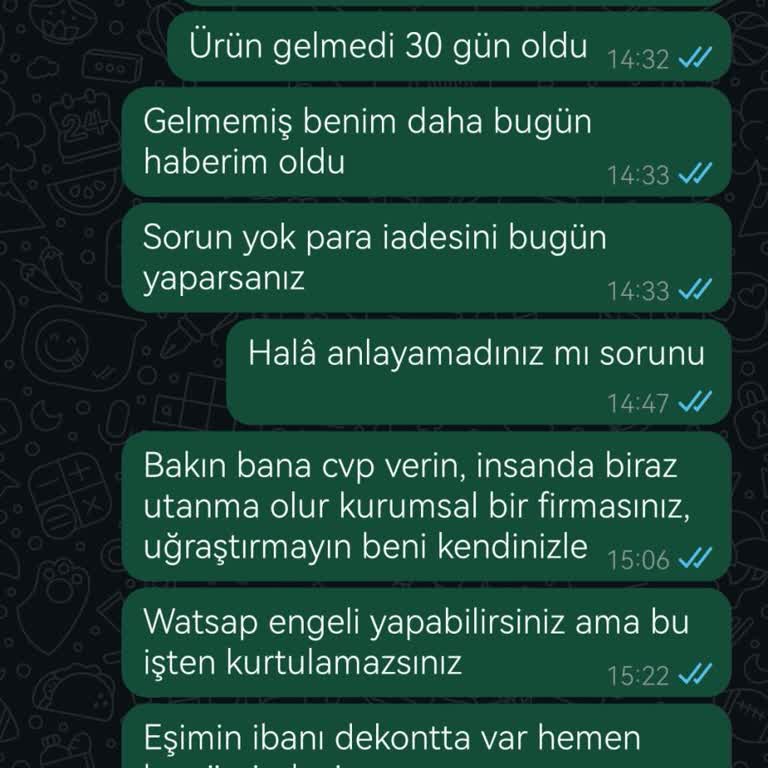 Ödemesi Yapılan Sipariş Gönderilmedi, Engellenerek Mağdur Edildim
