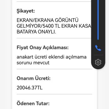 Samsung Servisinde Yüksek Tamir Ücreti Ve İlgisizlik Mağduriyeti