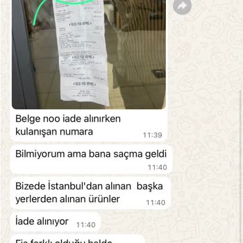 A101 Ve Kiwi İade Sürecinde Mağduriyet Yaşadım